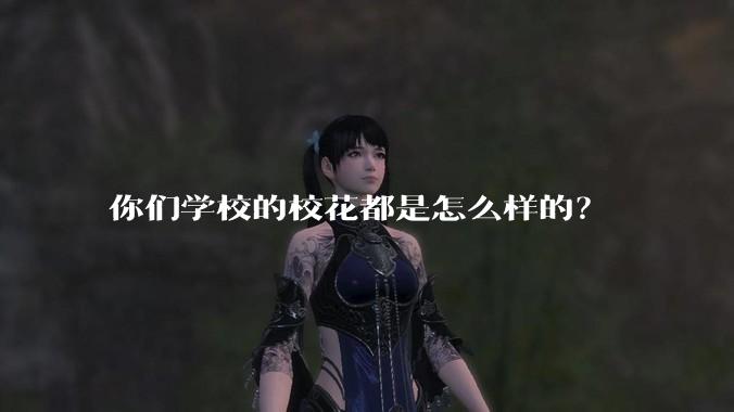 你们学校的校花都是怎么样的?