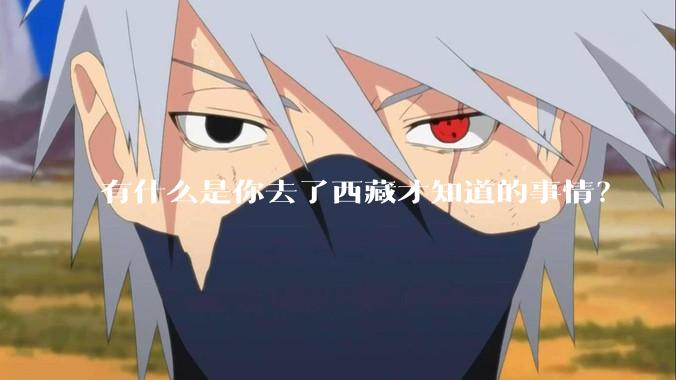 有什么是你去了西藏才知道的事情?