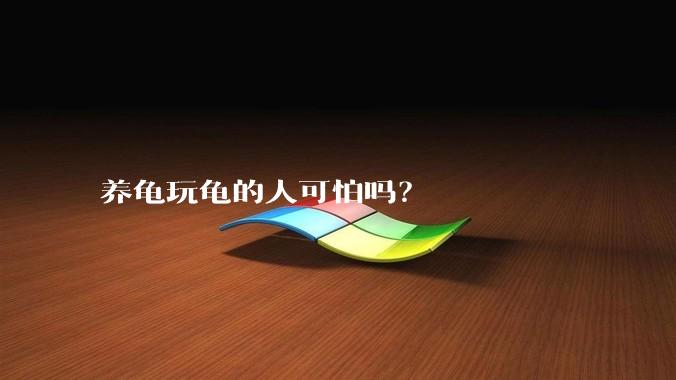 养龟玩龟的人可怕吗?