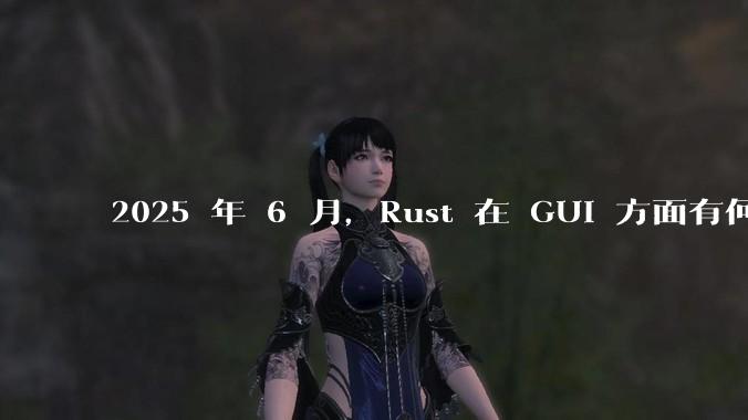 2025 年 6 月,Rust 在 GUI 方面有何大的进展? 你最看好哪个框架?