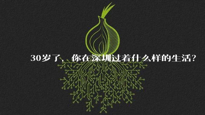 30岁了,你在深圳过着什么样的生活?