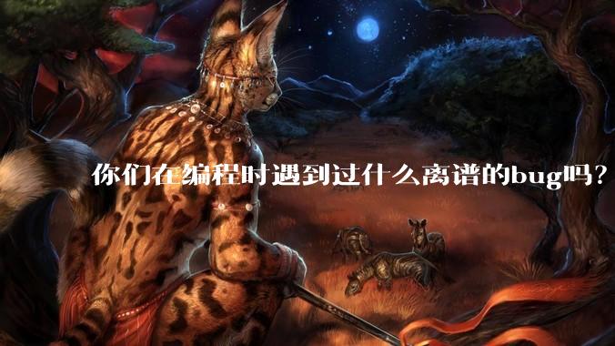 你们在编程时遇到过什么离谱的bug吗?