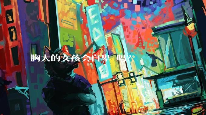 胸大的女孩会自卑 吗?