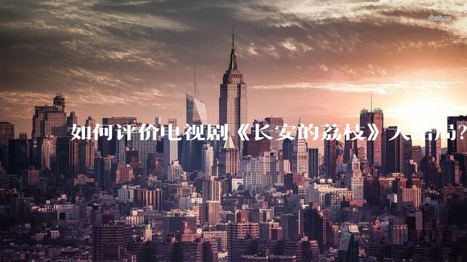 如何评价电视剧《长安的荔枝》大结局?