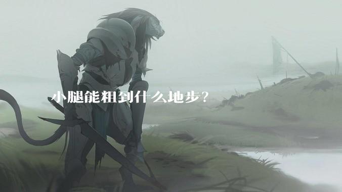 小腿能粗到什么地步?