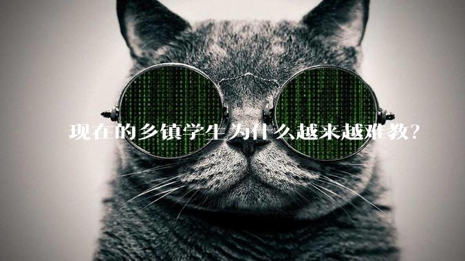 现在的乡镇学生为什么越来越难教?