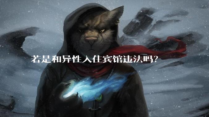 若是和异性入住宾馆违法吗?