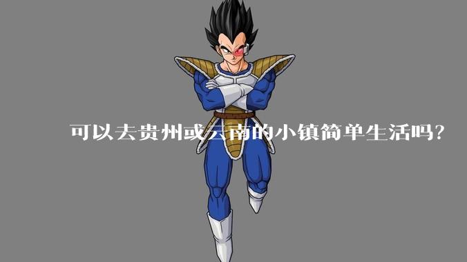 可以去贵州或云南的小镇简单生活吗?