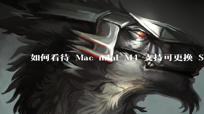 如何看待 Mac mini M4 支持可更换 SSD?