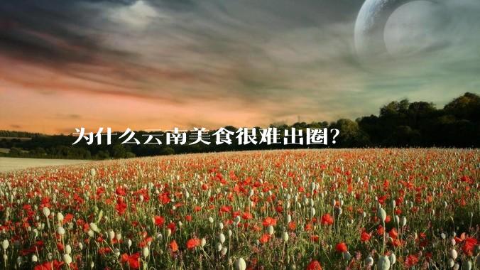 为什么云南美食很难出圈?