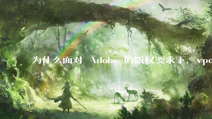 为什么面对 Adobe 的版权要求下,vposy 大神还能从容不迫?