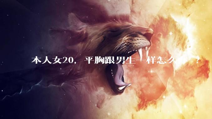 本人女20,平胸跟男生一样怎么办 ?