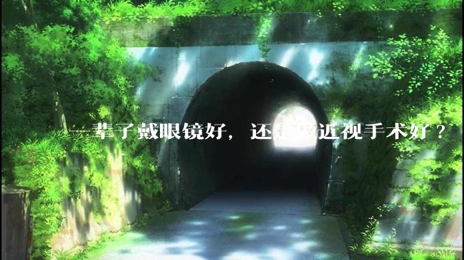 一辈子戴眼镜好,还是做近视手术好?