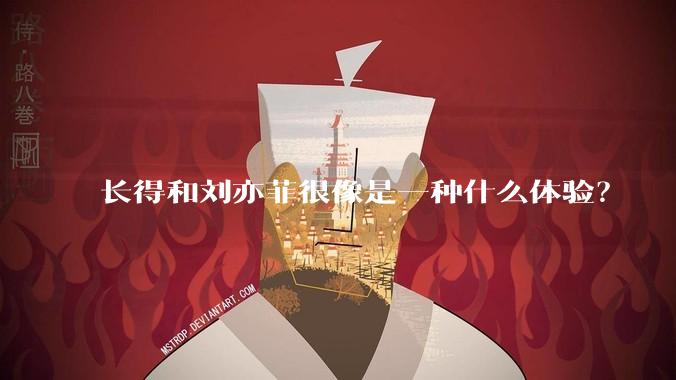 长得和刘亦菲很像是一种什么体验?