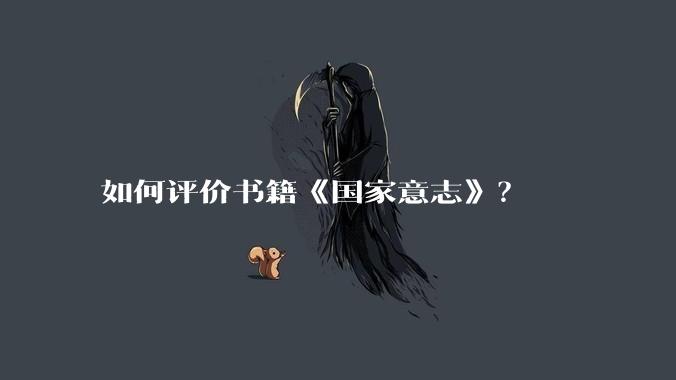 如何评价书籍《国家意志》?