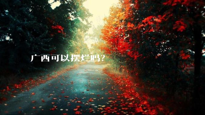 广西可以摆烂吗?