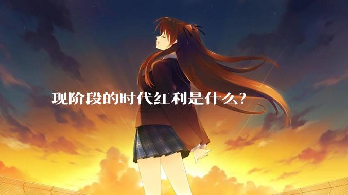 现阶段的时代红利是什么?