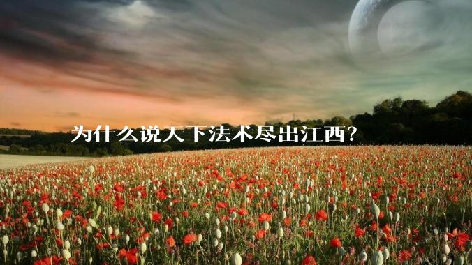 为什么说天下法术尽出江西?