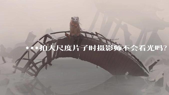 ***拍大尺度片子时摄影师不会看光吗?