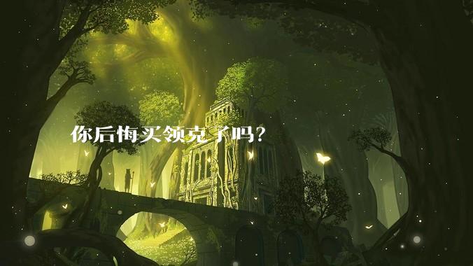 你后悔买领克了吗?