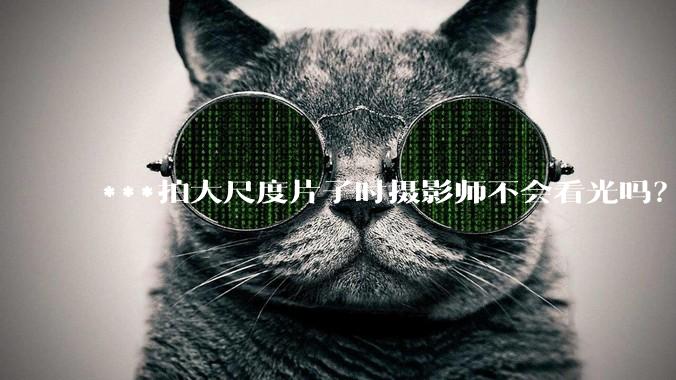 ***拍大尺度片子时摄影师不会看光吗?
