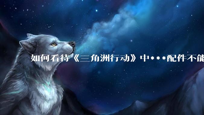 如何看待《三角洲行动》中***配件不能赛保险这一行为?