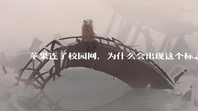 苹果连了校园网,为什么会出现这个标志?