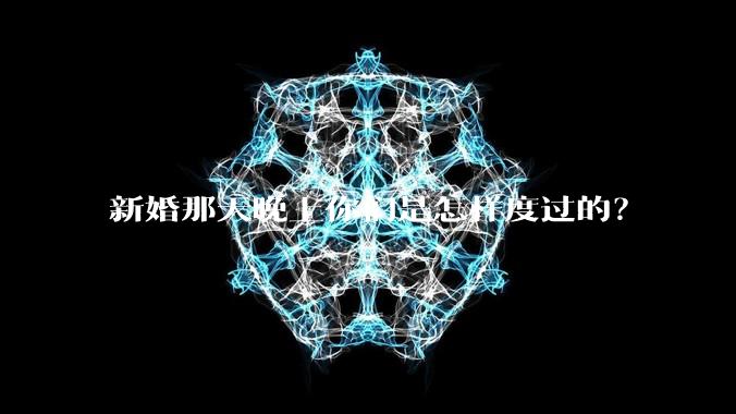 新婚那天晚上你们是怎样度过的?