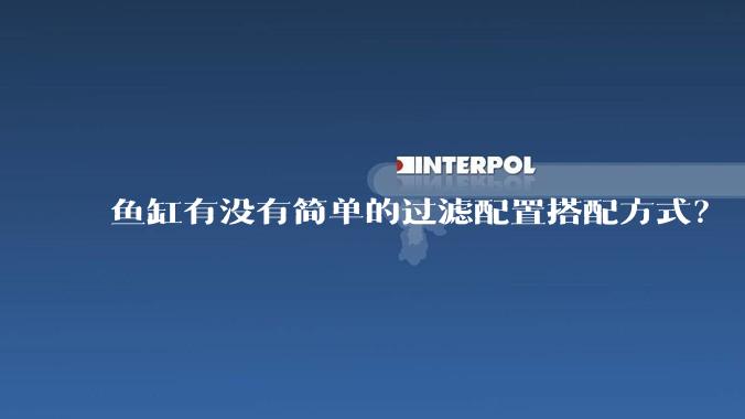 鱼缸有没有简单的过滤配置搭配方式?