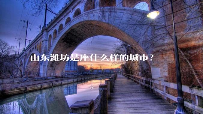 山东潍坊是座什么样的城市?