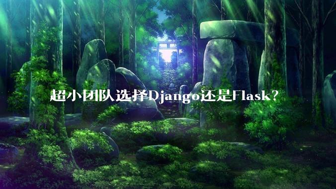 超小团队选择Django还是Flask?