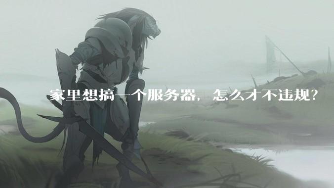 家里想搞一个服务器,怎么才不违规?