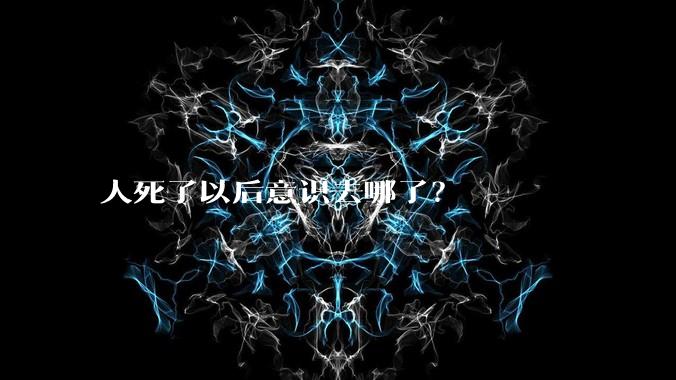 人死了以后意识去哪了?