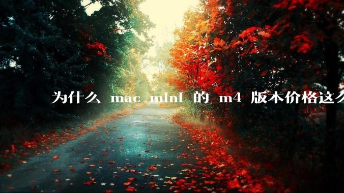 为什么 mac mini 的 m4 版本价格这么低呢?