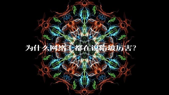 为什么网络上都在说隋坡厉害?