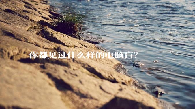 你都见过什么样的电脑盲?